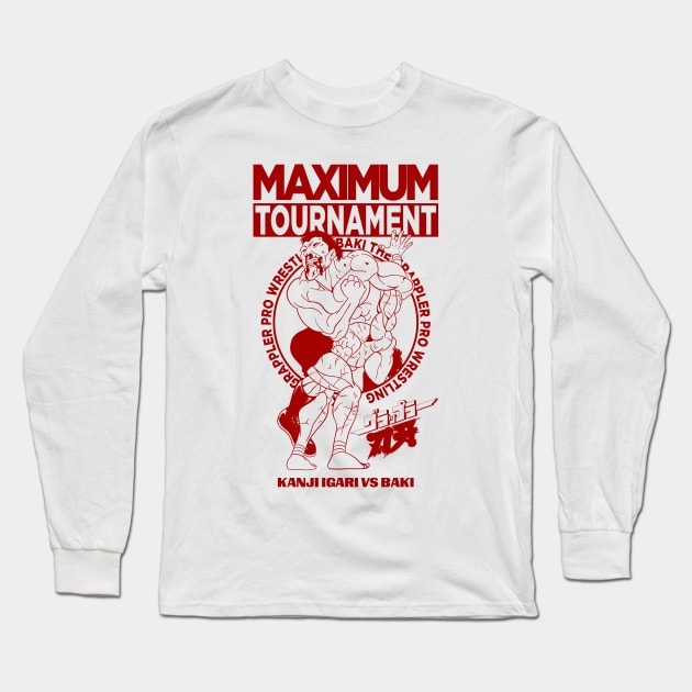 MAXIMUM TOURNAMENT Long Sleeve T-Shirt by jorgejebraws